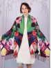 "Bouquet of Tulips" Oil Painting Design Fashion Scarf
